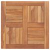 vidaXL Bor&eth;plata Gegnheill Tekkvi&eth;ur 60x60x2,5 cm