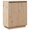 813809 vidaXL Skenkur 60x34x75 cm Gegnheil Fura