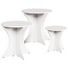 vidaXL S&oacute;fabor&eth; 3 pcs Hv&iacute;tt
