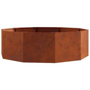 vidaXL Pl&ouml;ntuker Rusty 120 x 120 x 35 cm Ve&eth;ra&eth; st&aacute;l