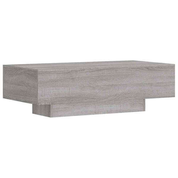 vidaXL Sófaborð Grátt Sonoma 100x49,5x31 Samsettur Viður