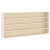 vidaXL Vegghilla Drapplita&eth;ur 80 x 8,5 x 36 cm Samsettur vi&eth;ur