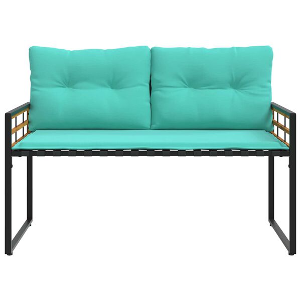 vidaXL Vi&eth;arg&oacute;lf s&oacute;fi me&eth; p&uacute;&eth;i Einlita T&uacute;rk&iacute;s 114 x 55 x 77 cm