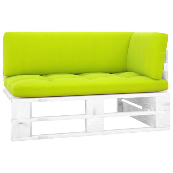 vidaXL Brettas&oacute;fi Horneining &iacute; Gar&eth;inn Hv&iacute;tur Gegndreypt Fura