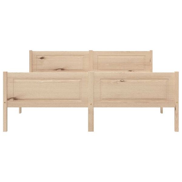 vidaXL R&uacute;mgrind Gegnheil Fura 160x200 cm