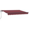 vidaXL H&aelig;gt a&eth; draga saman skyggni burgundy 300 x 200 cm d&uacute;kur