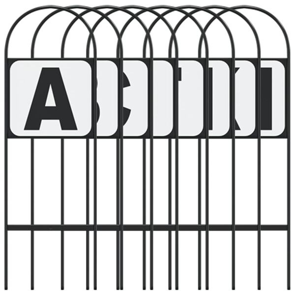 vidaXL &THORN;j&aacute;lfunarmerkingar 8 stk. St&aacute;l