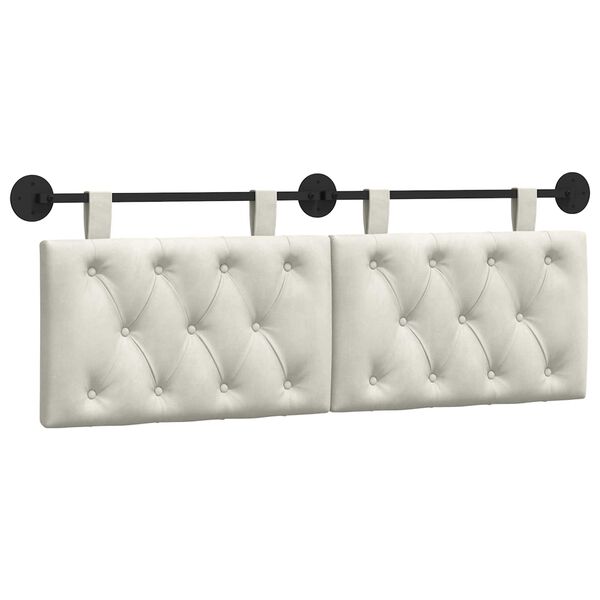 vidaXL Hengisk&aacute;li Vegghengt Rj&oacute;malitur 130 x 55 x 7 cm Flauel