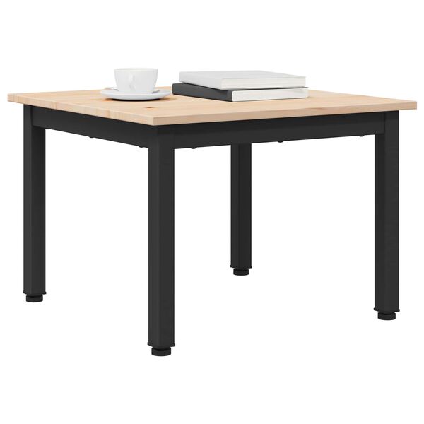 vidaXL S&oacute;fabor&eth; N&aacute;tt&uacute;rulegur 50 x 50 x 36 cm Solid furuhikk