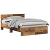 vidaXL Ramsv&iacute;k Gamalt timbur 193 x 125 x 70 cm Samsettur vi&eth;ur