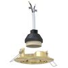 vidaXL Spotlight 24 pcs gold 9 x 9 x 2.5 cm metal