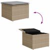 vidaXL Gar&eth;s&oacute;fa sett me&eth; p&uacute;&eth;i me&eth; kodda 9 pcs Drapplita&eth;ur Poly Rattan