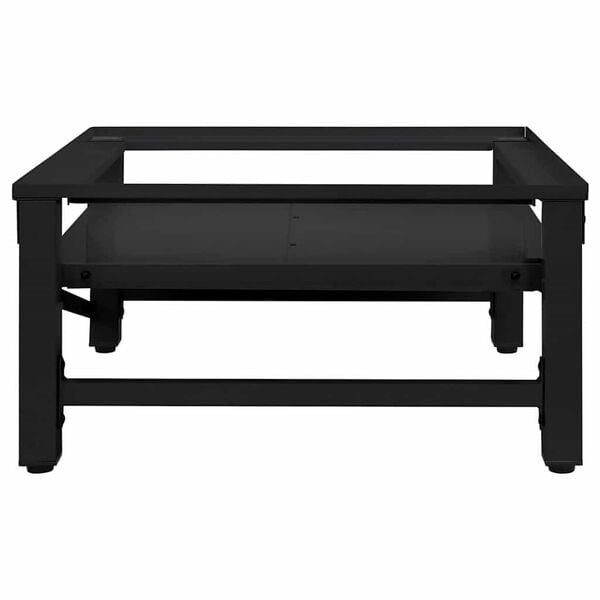 vidaXL Þvottavélastallur með Útdraganlegri Skúffu Hvítur