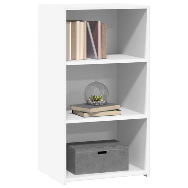 vidaXL Skenkur Hv&iacute;tur 50x41x93 cm Samsettur Vi&eth;ur