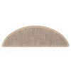 vidaXL Stigamottur Sj&aacute;lfl&iacute;mandi Sisal-Look 30 stk 56x17x3cm Lj&oacute;s Beige