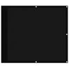vidaXL Svalaskilr&uacute;m Svartur 90x800 cm 100% P&oacute;l&yacute;ester Oxford