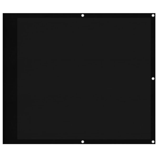 vidaXL Svalaskilr&uacute;m Svartur 90x800 cm 100% P&oacute;l&yacute;ester Oxford