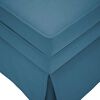 vidaXL Chaise Lounge me&eth; bolster og h&aelig;gri armp&uacute;&eth;a Blue Velvet