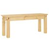 vidaXL Eldh&uacute;sbekkur PANAMA&ldquo; 105x30x45 cm Gegnheil Fura
