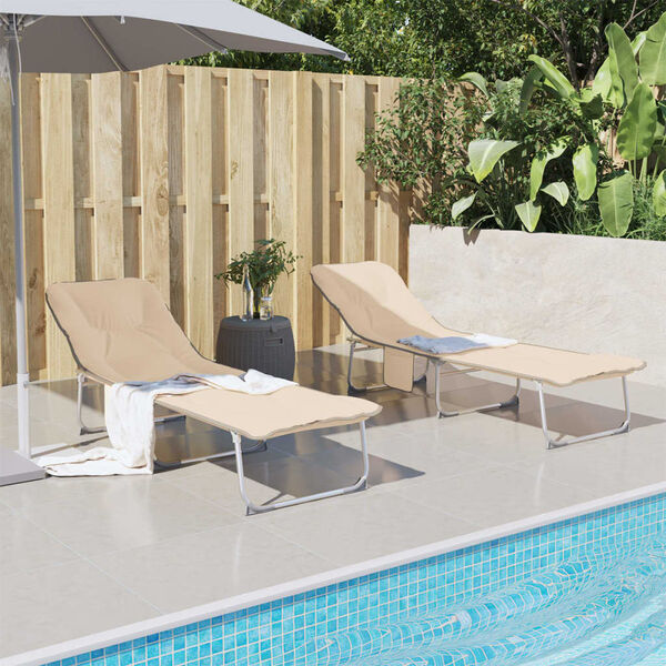 vidaXL Samfellanlegur S&oacute;lbekkur Drappa&eth; Tau&aacute;kl&aelig;&eth;i