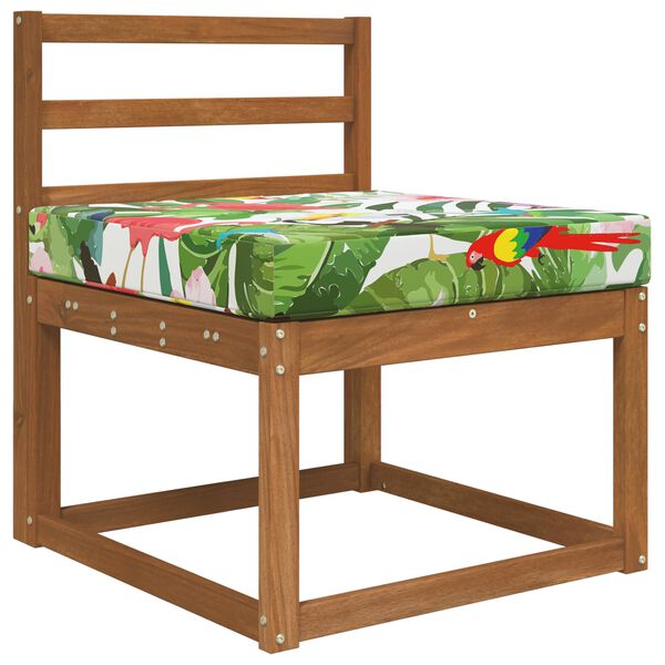 vidaXL Utandyriss&oacute;fap&uacute;&eth;i litr&iacute;kur litur 60 x 60 x 8 cm P&oacute;l&yacute;ester