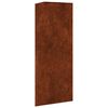 vidaXL Gr&oacute;&eth;urker 30x26x75 cm Corten St&aacute;l