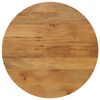 vidaXL Bor&eth;plata &Oslash; 70x3,8 cm Hringlaga Gegnheill Mang&oacute;vi&eth;ur