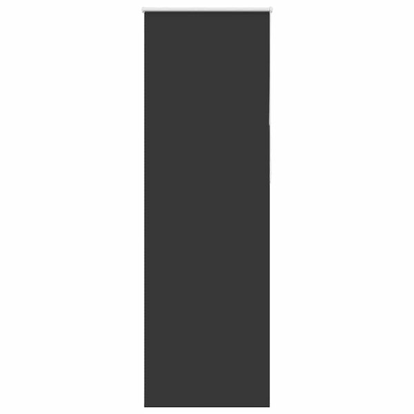 vidaXL R&uacute;llugard&iacute;nur Myrkvun Svartur 75x230 cm Efni Breidd 70,7 cm