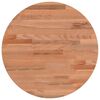vidaXL Bor&eth;plata &Oslash;40x4 cm Kringl&oacute;tt Gegnheilt Beyki