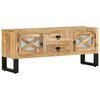 vidaXL Sj&oacute;nvarpssk&aacute;pur 110x30x45 cm Gr&oacute;fur Mang&oacute;vi&eth;ur