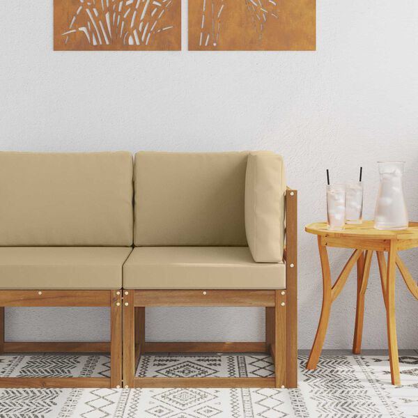 vidaXL &Uacute;ti Hornsofa Hrein akas&iacute;utr&eacute;