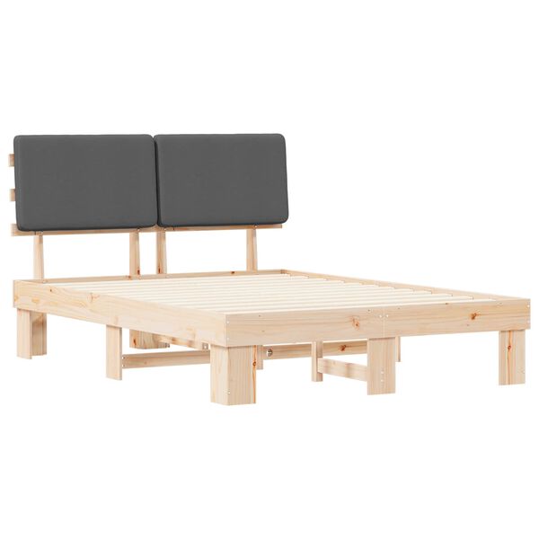 vidaXL R&uacute;mf&oacute;tur me&eth; kl&aelig;&eth;&eth;um h&ouml;f&eth;agafli D&ouml;kk gr&aacute; 150 x 200 cm