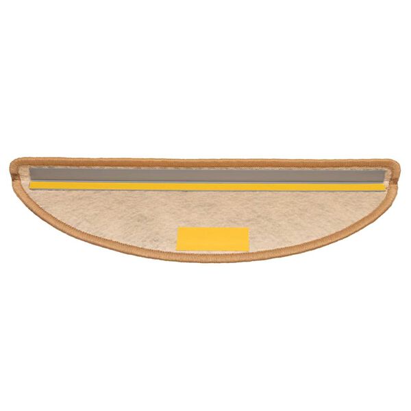 vidaXL Þrepamottur Sjálflímandi Sísalútlit 15 stk. 56x17x3 cm Sísal