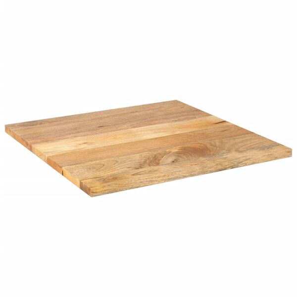 vidaXL Bor&eth;plata 80x80x2,5 cm Ferningur Gegnheil Mang&oacute;vi&eth;ur