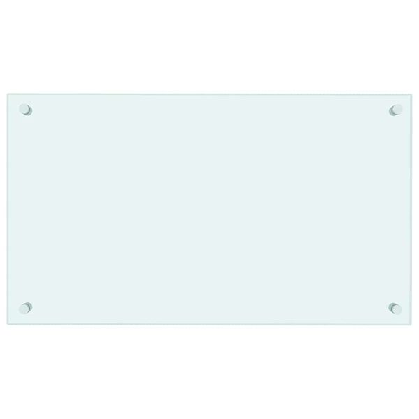 vidaXL Veggplata fyrir Eldh&uacute;s Mj&oacute;lkurlitu&eth; 70x40 cm Hert Gler