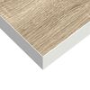 vidaXL Vegghengd Hilla Eikarlitur & Hv&iacute;tur 40x23x3,8 cm MDF