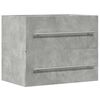 vidaXL Vaskask&aacute;pur Steinsteypulitur 60x38,5x48 cm Samsettur Vi&eth;ur