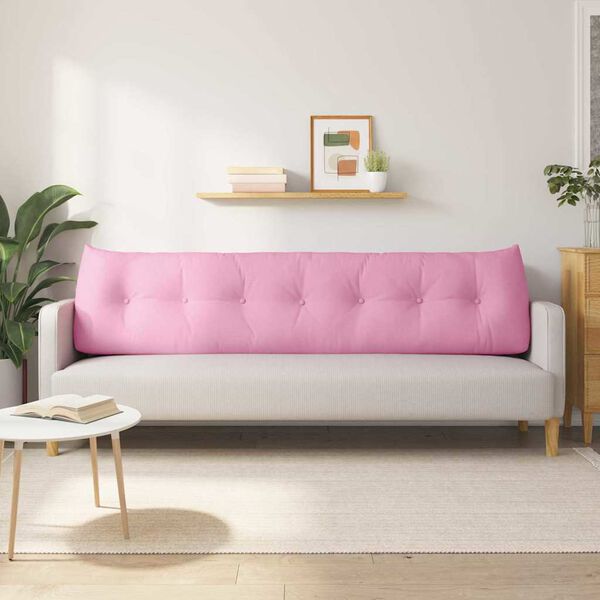 vidaXL Bakp&uacute;&eth;i Bleikur 200 x 24 x 50 cm d&uacute;kur