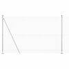 vidaXL Girðingarpóstur Silfur 50 x 1,4 m (12 x 12 mm net) Stál