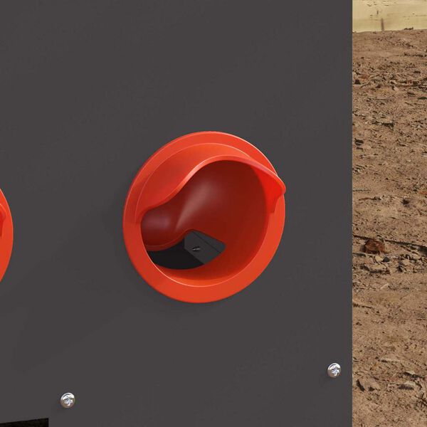 vidaXL K&uacute;rfiskast Svartur 60,5 x 29 x 51 cm Kaldvalsa&eth; St&aacute;l