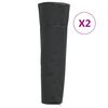 vidaXL Hitarahl&iacute;far 2 stk. P&yacute;ram&iacute;dal&ouml;gun 86x47x241 cm 420D Oxfordefni