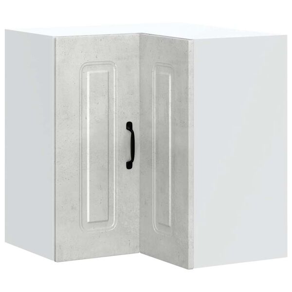 vidaXL Eldh&uacute;svegghornsk&aacute;pur Kalmar Steypugr&aacute;r Samsettur Vi&eth;ur