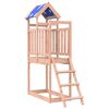 vidaXL Leikjaturn Br&uacute;nn 52,5 x 110,5 x 215 cm Solid Douglas Wood