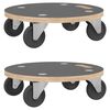 vidaXL Trillur 2 stk. Kringl&oacute;ttar &Oslash;38x11,5 cm 250 kg