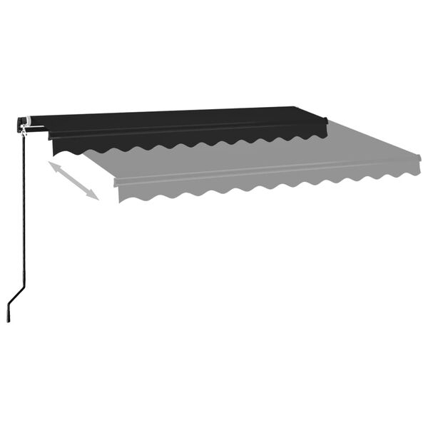 vidaXL Handvirk &Uacute;tdraganleg Mark&iacute;sa 350x250 cm reykgr&aacute;