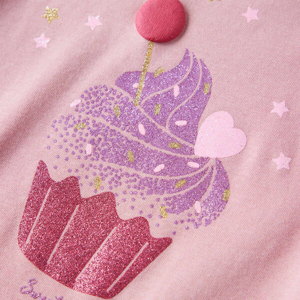 Barnabolur með Síðum Ermum Ljósbleikur 92