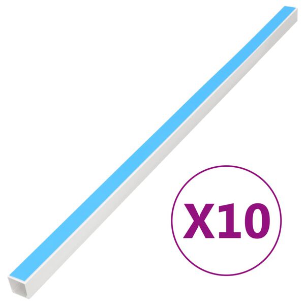 vidaXL Kapalstokkar Sj&aacute;lfl&iacute;mandi 33x33 mm 10 m PVC