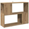 vidaXL b&oacute;kask&aacute;pur/herbergisskilur Artisan Oak 80x24x63 cm