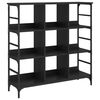vidaXL Skenkur Svartur 102x32x103,5 cm Samsettur Vi&eth;ur