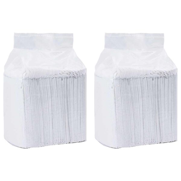 vidaXL Efnish&aacute;&eth; hundap&uacute;&eth;i 100 pcs Svartur og Hv&iacute;tt 45 x 33 cm